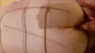 Ass fuck straight guy close up facing dildo - enculé hetero gros plan gode