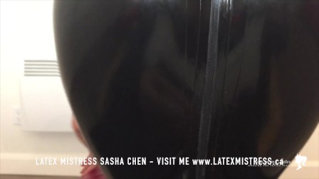Hottest moments LATEX MISTRESS POV Sasha Chen