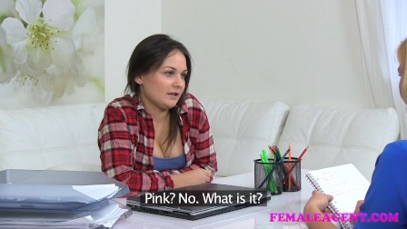 Female Agent Masturbation and sexy lesbian pussy licking