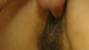 Blonde Milf With Hairy Pussy Fucked By Two Hard Cocks