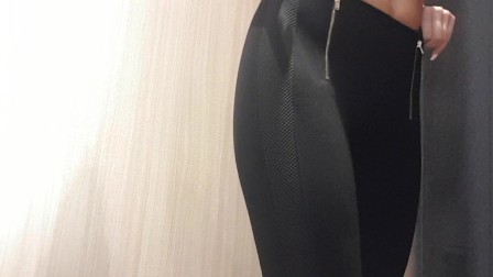 changing room dildo play