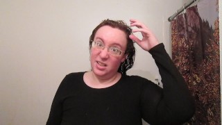 Hair Journal: Combing Long Curly Strawberry Blonde Hair - Week 18 (ASMR)