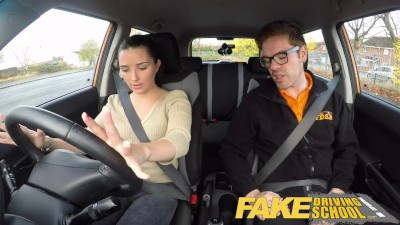 Fake Driving School Worst Driver Ever Get Fucked in the Car