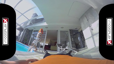 VR Porn Cosplay Step Sister 5th Element POV and 69 blowjob VR CosplayX