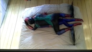 evil scuba spider dominates humps and cums with dummy spider