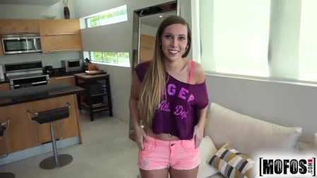 Mofos - Cute teen Kaylee Banks gets talked into anal