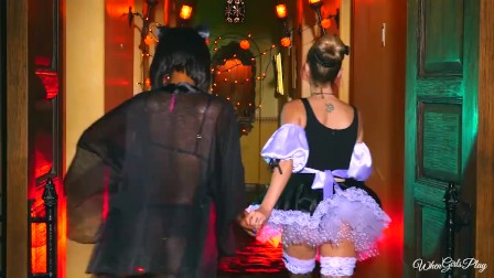 When Girls Play - Naughty halloween games with Chanell Heart and Karla Kush