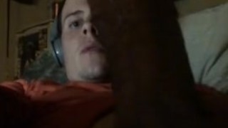 Stroking my cock