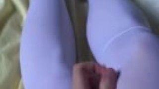 猫の娘 白丝 足 WEAR SOCKS NO H PLAY