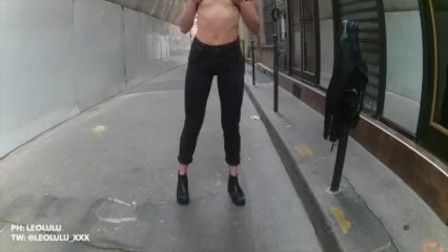 amateur public in Paris! changing room blowjob fuck and cumshot - Leolulu
