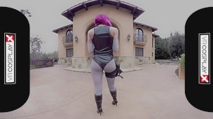 VR Porn Dino Crisis and her Big Tits Gobble Your Cock POV on VRCosplayX.com