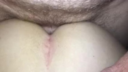 "Let me fuck your ass...I'll give you every last inch" hubby promises wife