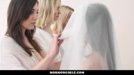 MormonGirlz- Extra small  lesbian foursome