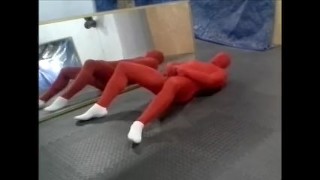 white socked morphman jerking off