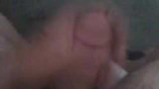 Stroking cock