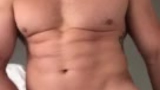 Big dick solo masturbation