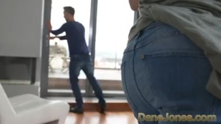 Dane Jones Tight body Brazilian in high heels gets creampie from big cock