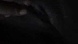 Rubbing on this fat warm pussy feels amazing