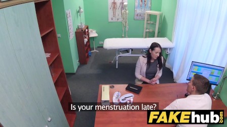 Fake Hospital Frisky shaven pussy Russian babe loves docs cock
