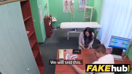 Fake Hospital Frisky shaven pussy Russian babe loves docs cock