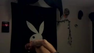 Inserting two dildos in my ass together
