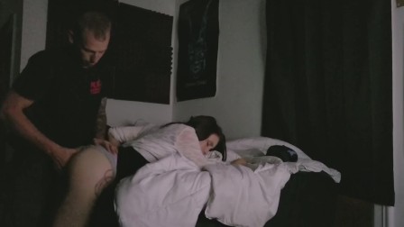 amateur clothed petite teen fucked hard doggy