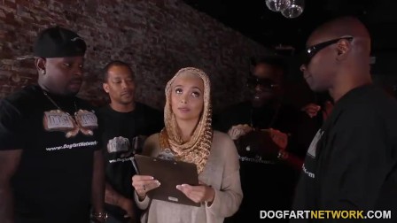 Interracial Gangbang With anal Slut Aaliyah Hadid