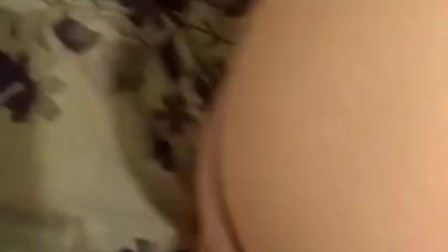 Girl gets fucked in ass from behind