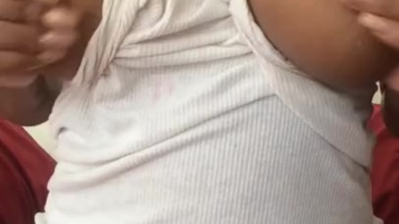Ebony with big tits