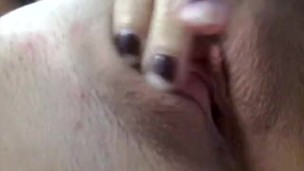 Morning pussy play and orgasm