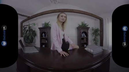 BaDoink VR Your Boss Natalia Starr Wants To Get Fucked In the Ass VR Porn