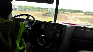 Sex in brake time,in my big truck.. Check it out
