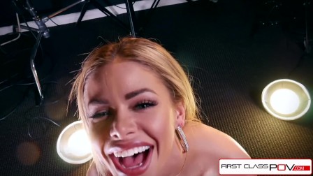 Watch Jessa Rhodes taking a huge cock down her throat and suck every inch