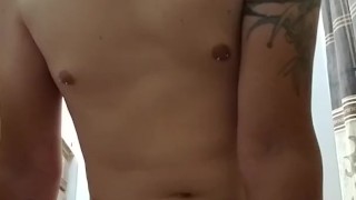Hot guy riding a huge dildo with cumshot!!!