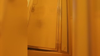 Amateur Shower With A Little Added Fun