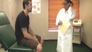 Busty doctor heals a huge prick