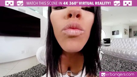 VR Bangers-My Naughty Sexy teen Girlfriend Megan Rain Ride's My Cock