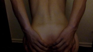 18 teen boy Shows Ass and Plays With Hole On Cam
