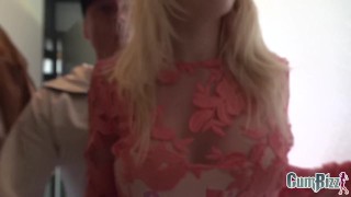 BIG TITTED GOLD DIGGER SLUT FUCKED HARD WHILE HER BOYFRIEND IS ON THE PHONE