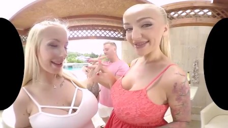 Kayla Green and Kyra Hot celebrate the Independence Day in VR!