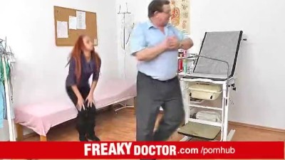 Dirty physical exam for Czech red head Terry Sullivan