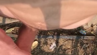 Young 21 Year Old Boy Solo Mastrubates in Public