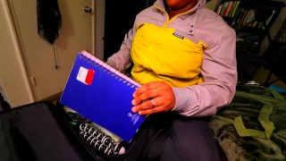 Tutor In Ripped Yoga Pants Fucks Horny Stud