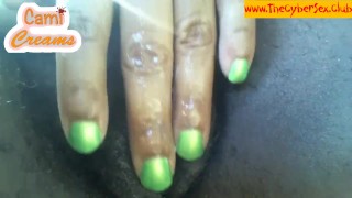 Polished Nails Fingering Wet Cunt - Cami Creams