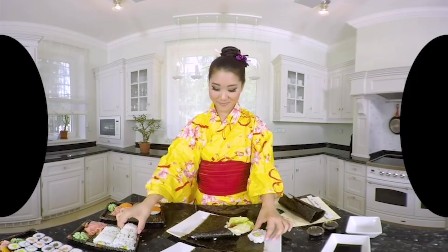 An epic sushi VR porn scene with horny geisha Katana