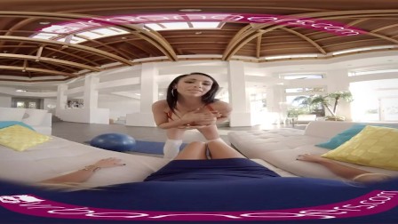 VR PORN - Big tits Latine Tease and Masturbate