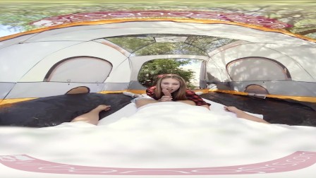 VR PORN - ANYA OLSEN ROCKING THE TENT AND GETTING FUCKED OUTDOORS