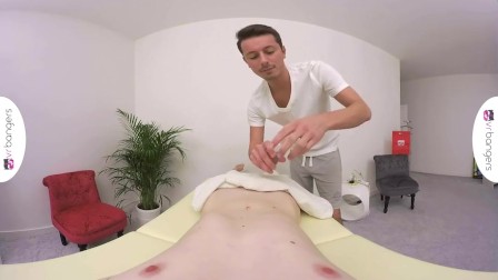 VR PORN - ANNA SWIX- FUCKING ON THE MASSAGE TABLE AND blowjob