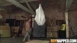Sean Taylor & Billy Rock have kinky bondage sex in a dungeon