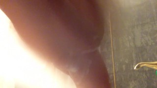 A little scrub then I pissed on the camera! Haha!